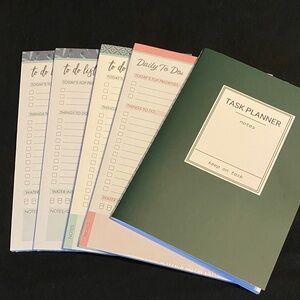 Scribetime Goods and Pen + Gear Colorful Task Planner and To-Do List Set